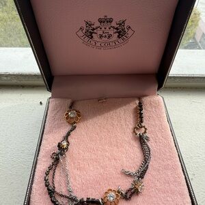 Juicy Couture Gold and Black Necklace